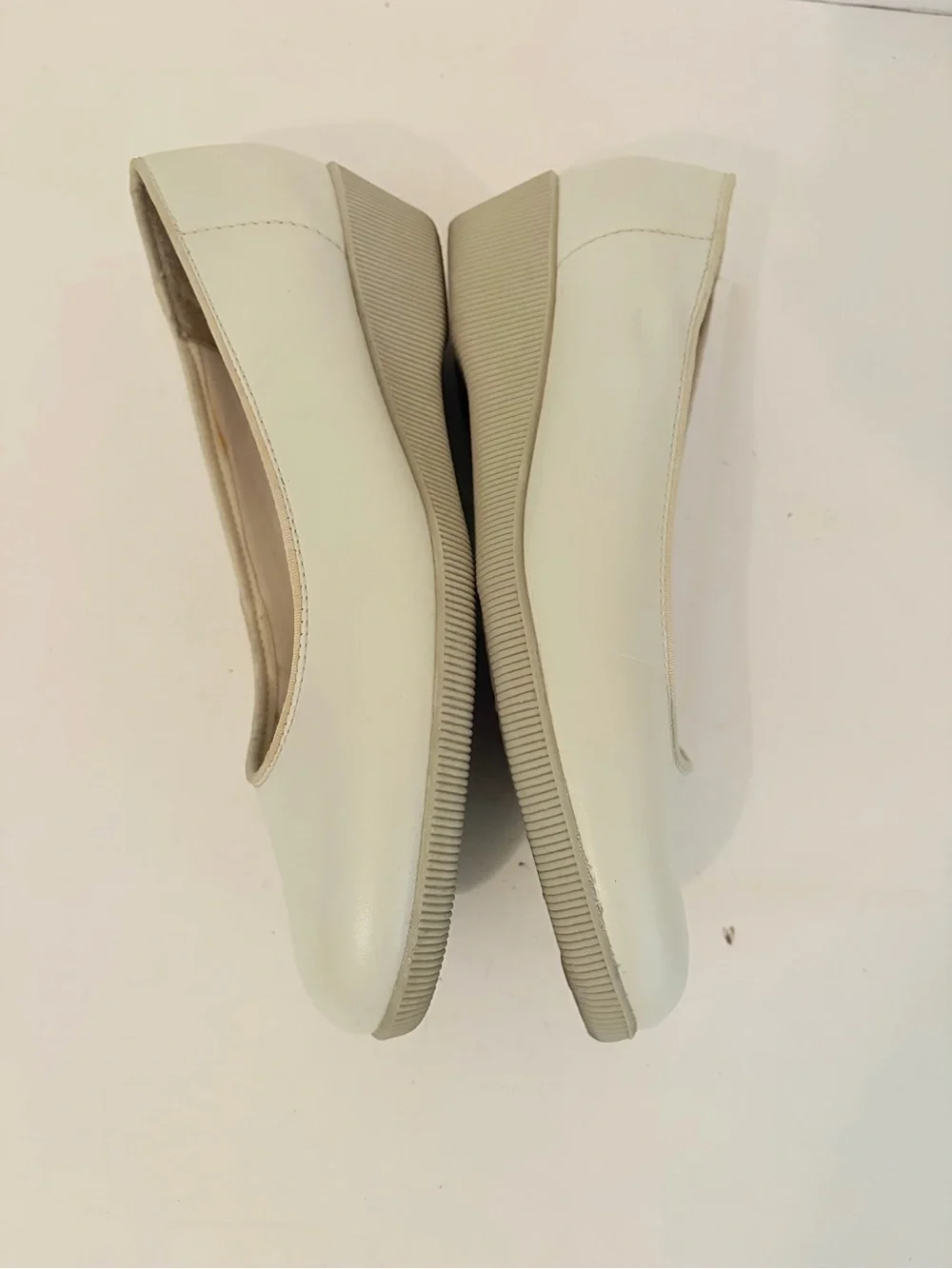 Softspots Bone Leather Stephanie Low Wedge Slip On Comfort Shoes